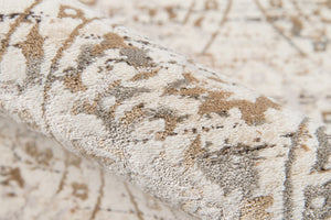 Momeni Juliet JU-03 Machine Made Traditional Distressed Design Indoor Area Rug Ivory 8'6" x 11'6" JULIEJU-03IVY86B6