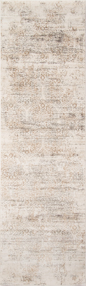Momeni Juliet JU-03 Machine Made Traditional Distressed Design Indoor Area Rug Ivory 8'6" x 11'6" JULIEJU-03IVY86B6