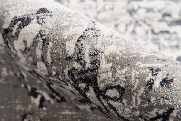 Momeni Juliet JU-05 Machine Made Transitional Distressed Design Indoor Area Rug Grey 8'6" x 11'6" JULIEJU-05GRY86B6