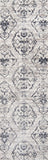 Momeni Juliet JU-08 Machine Made Transitional Damask Indoor Area Rug Ivory 8'6" x 11'6" JULIEJU-08IVY86B6