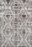 Momeni Juliet JU-08 Machine Made Transitional Damask Indoor Area Rug Ivory 8'6" x 11'6" JULIEJU-08IVY86B6