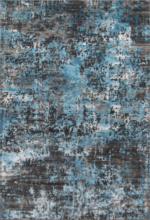 Momeni Juliet JU-09 Machine Made Contemporary Abstract Indoor Area Rug Charcoal 8'6" x 11'6" JULIEJU-09CHR86B6