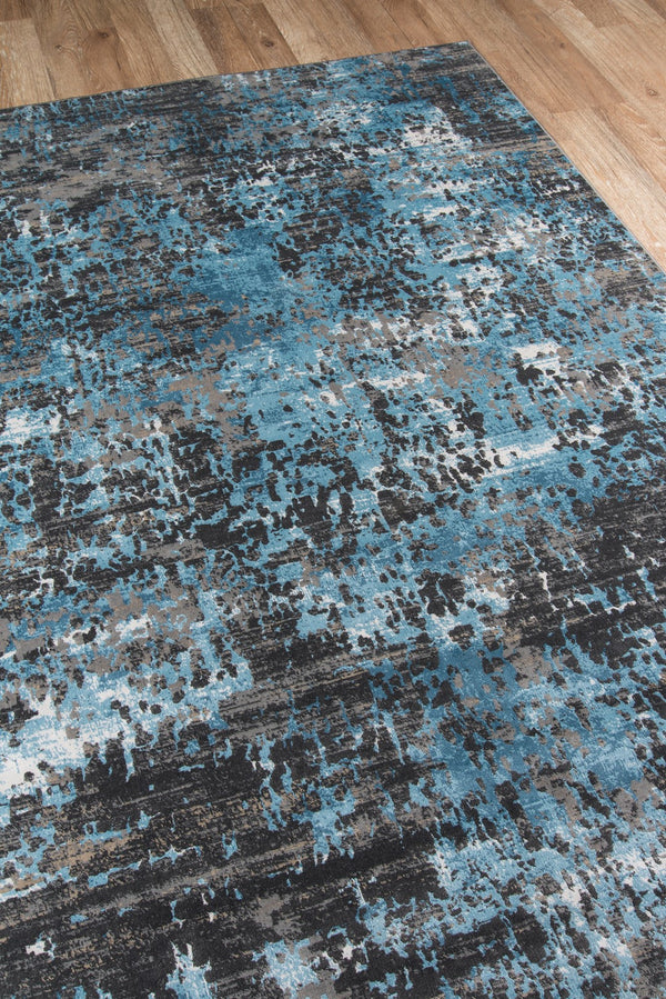 Momeni Juliet JU-09 Machine Made Contemporary Abstract Indoor Area Rug Charcoal 8'6" x 11'6" JULIEJU-09CHR86B6