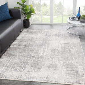 Jaipur Living Arabella Handmade Abstract Light Gray/ White Area Rug (6'X9')