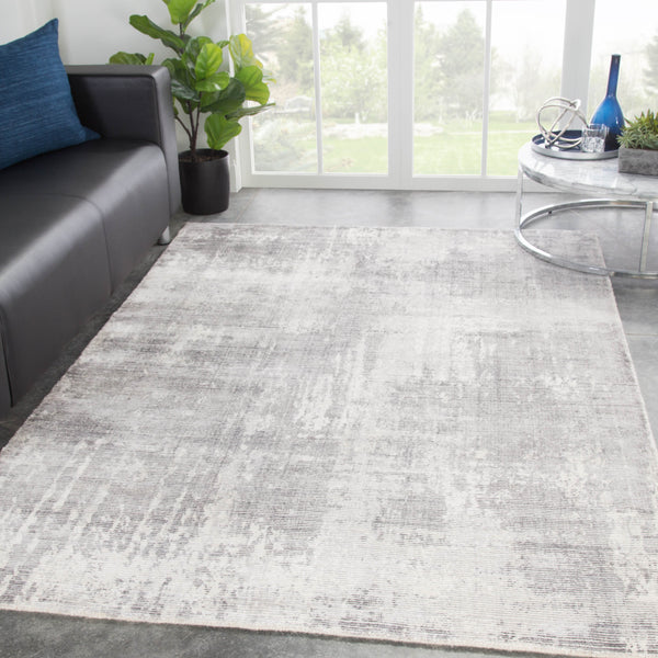 Jaipur Living Arabella Handmade Abstract Light Gray/ White Area Rug (6'X9')