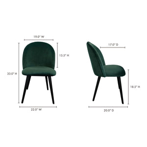 Clarissa Dining Chair Green-M2