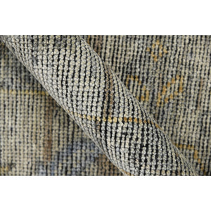 AMER Rugs Jwell JWL-5 Hand-Knotted Bordered Transitional Area Rug Gray 10' x 14'