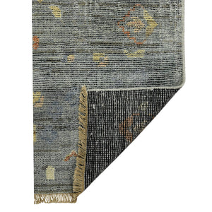 AMER Rugs Jwell JWL-6 Hand-Knotted Floral Transitional Area Rug Light Gray 10' x 14'