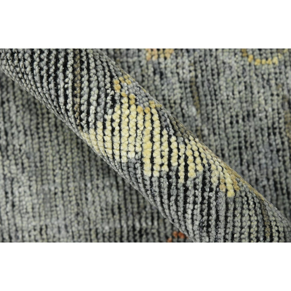 AMER Rugs Jwell JWL-6 Hand-Knotted Floral Transitional Area Rug Light Gray 10' x 14'