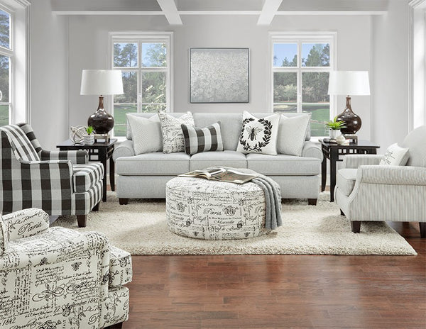 Fusion 140 Transitional Cocktail Ottoman 140 Francaise Ebony