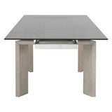 Essentials for Living Meridian Jett Extension Dining Table 1605-EXDT.NGA/SGRY