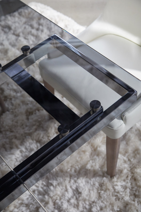 Essentials for Living Meridian Jett Extension Dining Table 1605-EXDT.NGA/SGRY