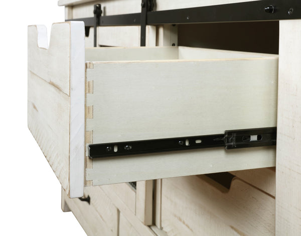 Vilo Home Modern Western White 2pc Dresser & Mirror VH2711-D_M VH2711-D_M