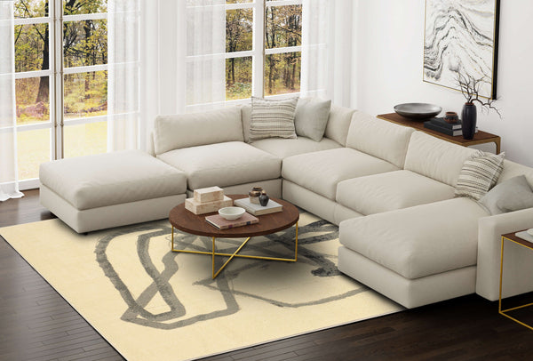 Karastan Rugs Journey Turtle Dove 8' x 10' Area Rug