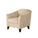 Fusion 452-C Transitional Accent Chair 452-C Roughwin Squash Accent Chair