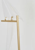 Bethel Gold LED Floor Lamp in Metal & Acrylic