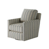 Fusion 21-02G-C Transitional Swivel Glider Chair 21-02G-C Farmhouse Indigo Swivel Glider