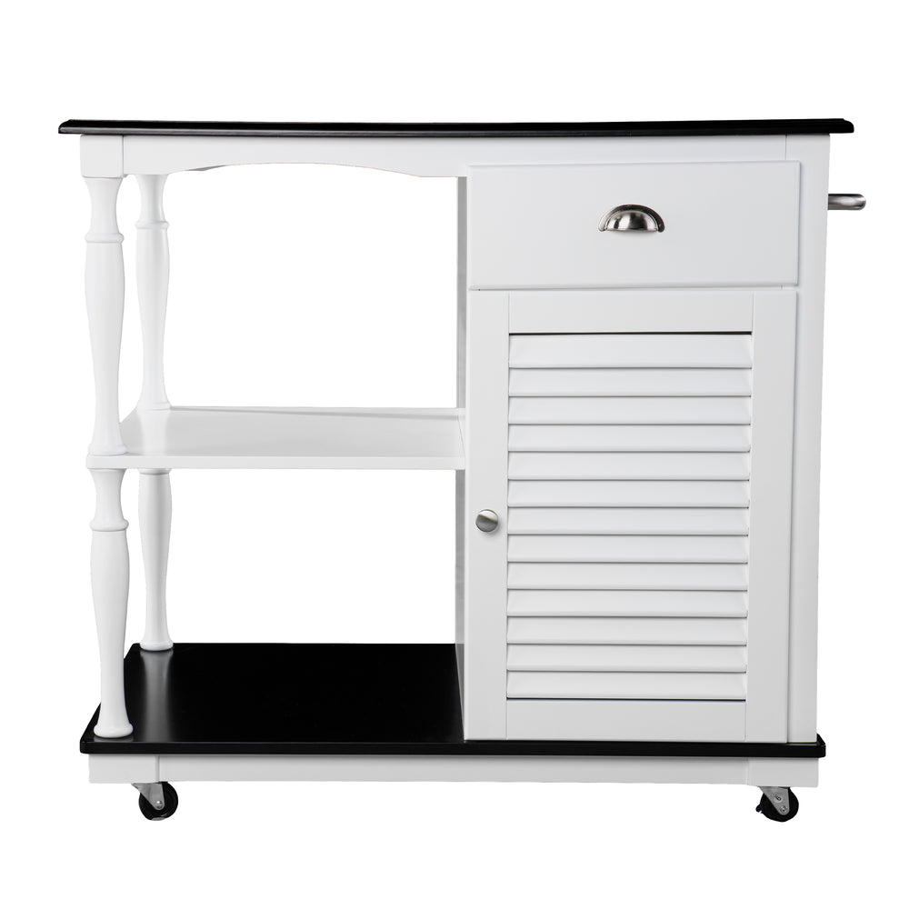 Sei Furniture Muxlow Rolling Kitchen Island W Storage Ka1094734