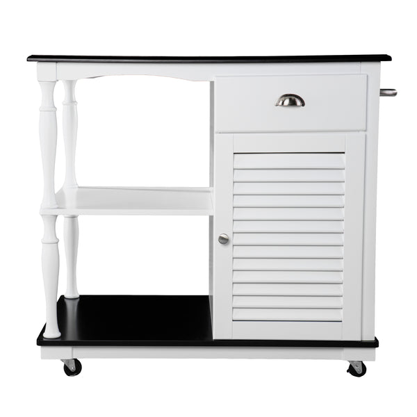 Sei Furniture Muxlow Rolling Kitchen Island W Storage Ka1094734