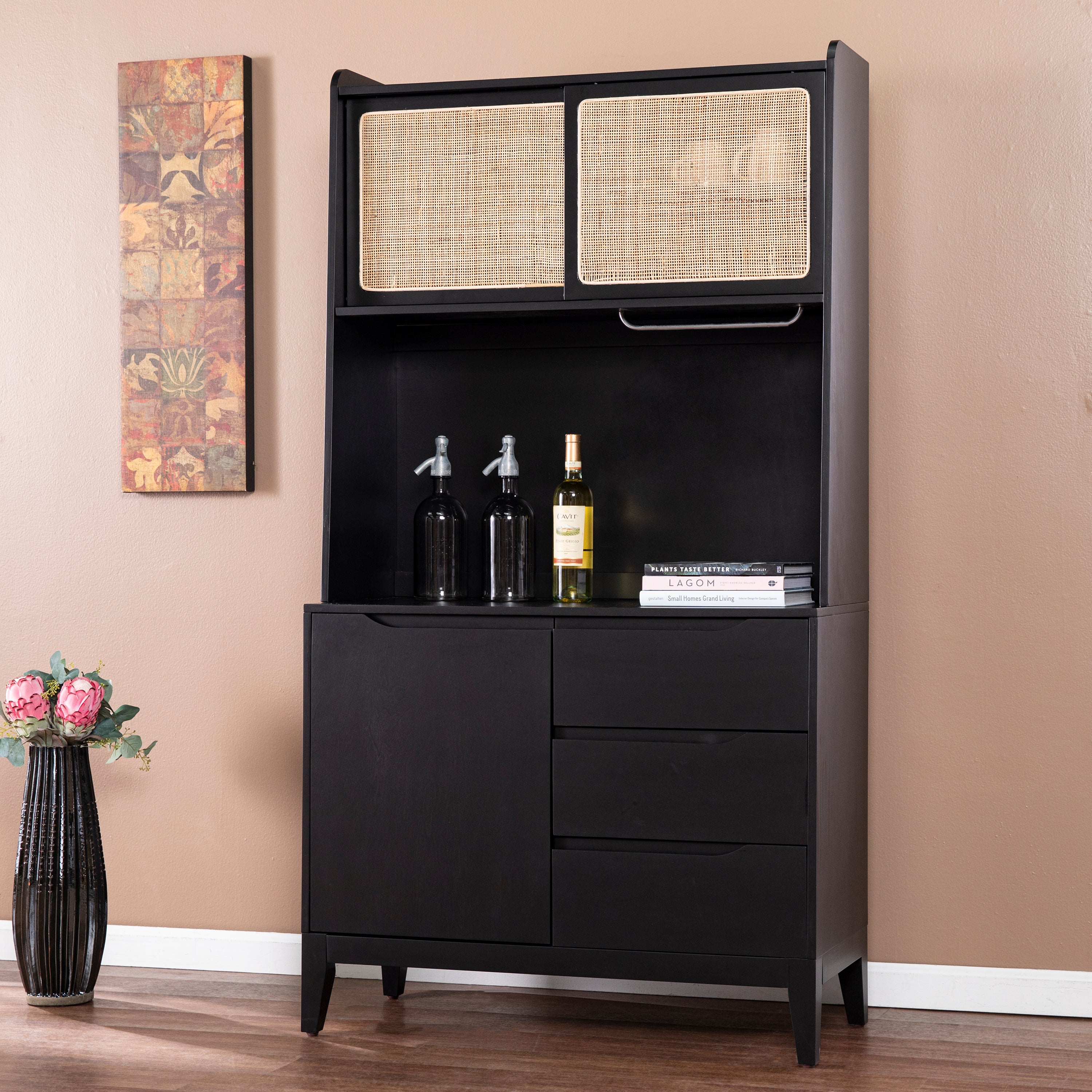 Carondale Tall Buffet Cabinet - Thumbnail 2