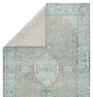 Jaipur Living Alessia Hand-Knotted Bordered Aqua/ Beige Area Rug (6'X9')