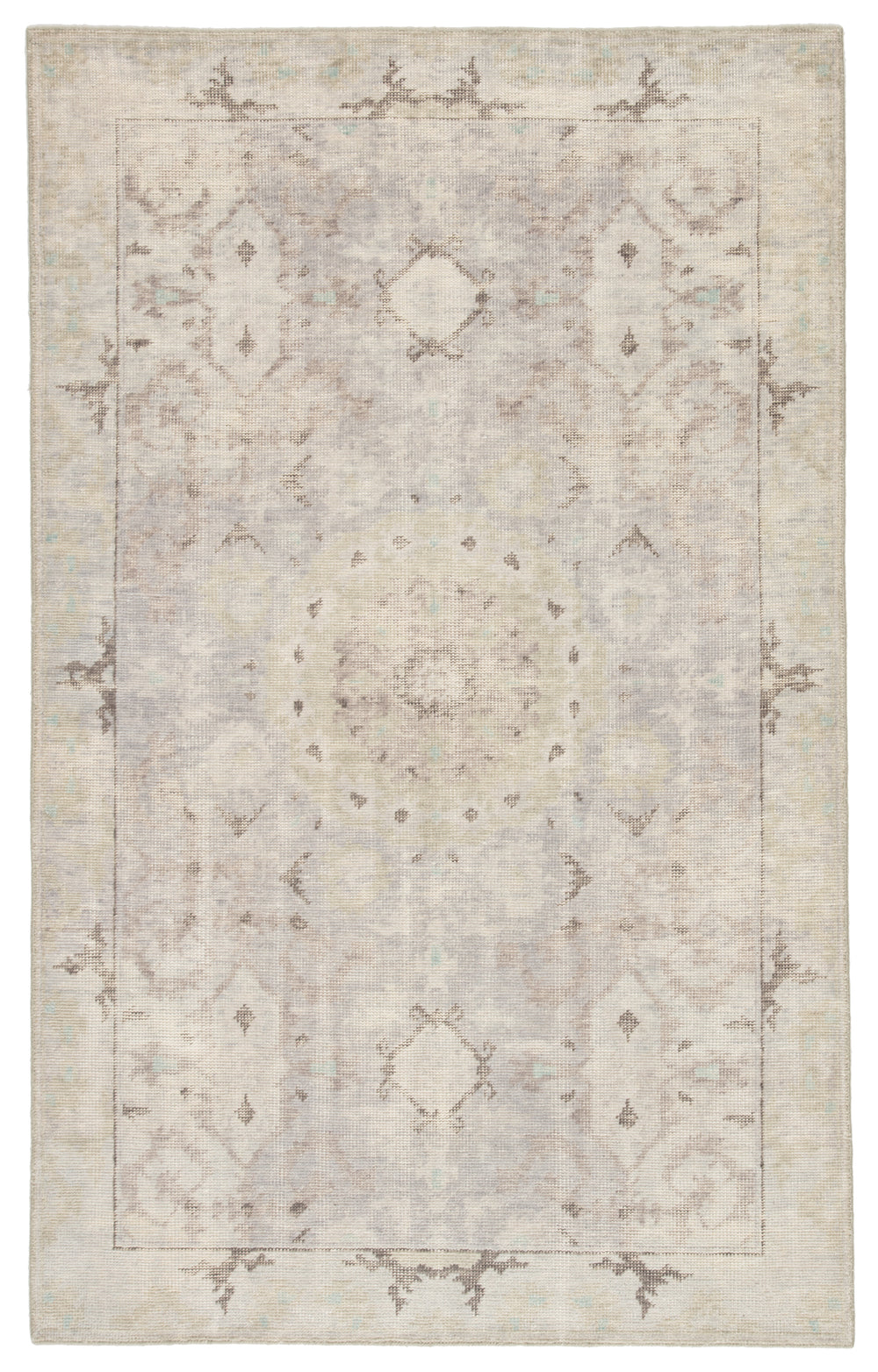 Jaipur Living Modify Hand-Knotted Medallion Gray/ Blue Area Rug (6'X9')
