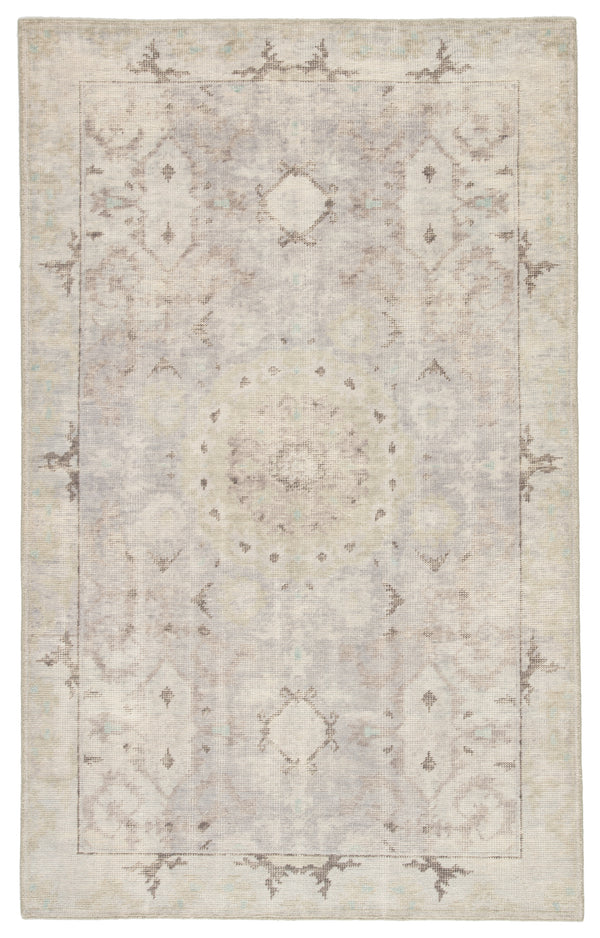 Jaipur Living Modify Hand-Knotted Medallion Gray/ Blue Area Rug (6'X9')