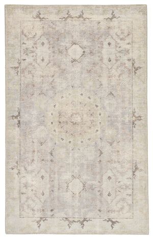 Jaipur Living Modify Hand-Knotted Medallion Gray/ Blue Area Rug (6'X9')