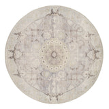 Jaipur Living Modify Hand-Knotted Medallion Gray/ Blue Round Area Rug (6')