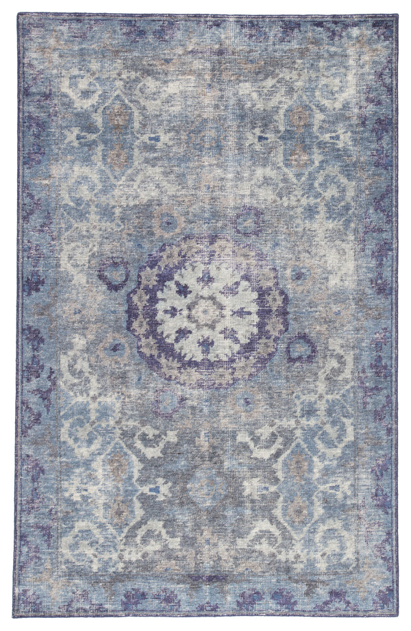 Jaipur Living Modify Hand-Knotted Medallion Blue/ Gray Area Rug (12'X15')