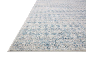 Loloi Rugs Loloi II Kamala KAM-04 100% Polyester Pile Power Loomed Transitional Area Rug Sky / Dove 200 KAMAKAM-04SCDVB2F7