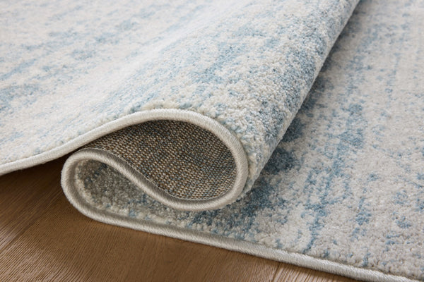 Loloi Rugs Loloi II Kamala KAM-04 100% Polyester Pile Power Loomed Transitional Area Rug Sky / Dove 200 KAMAKAM-04SCDVB2F7