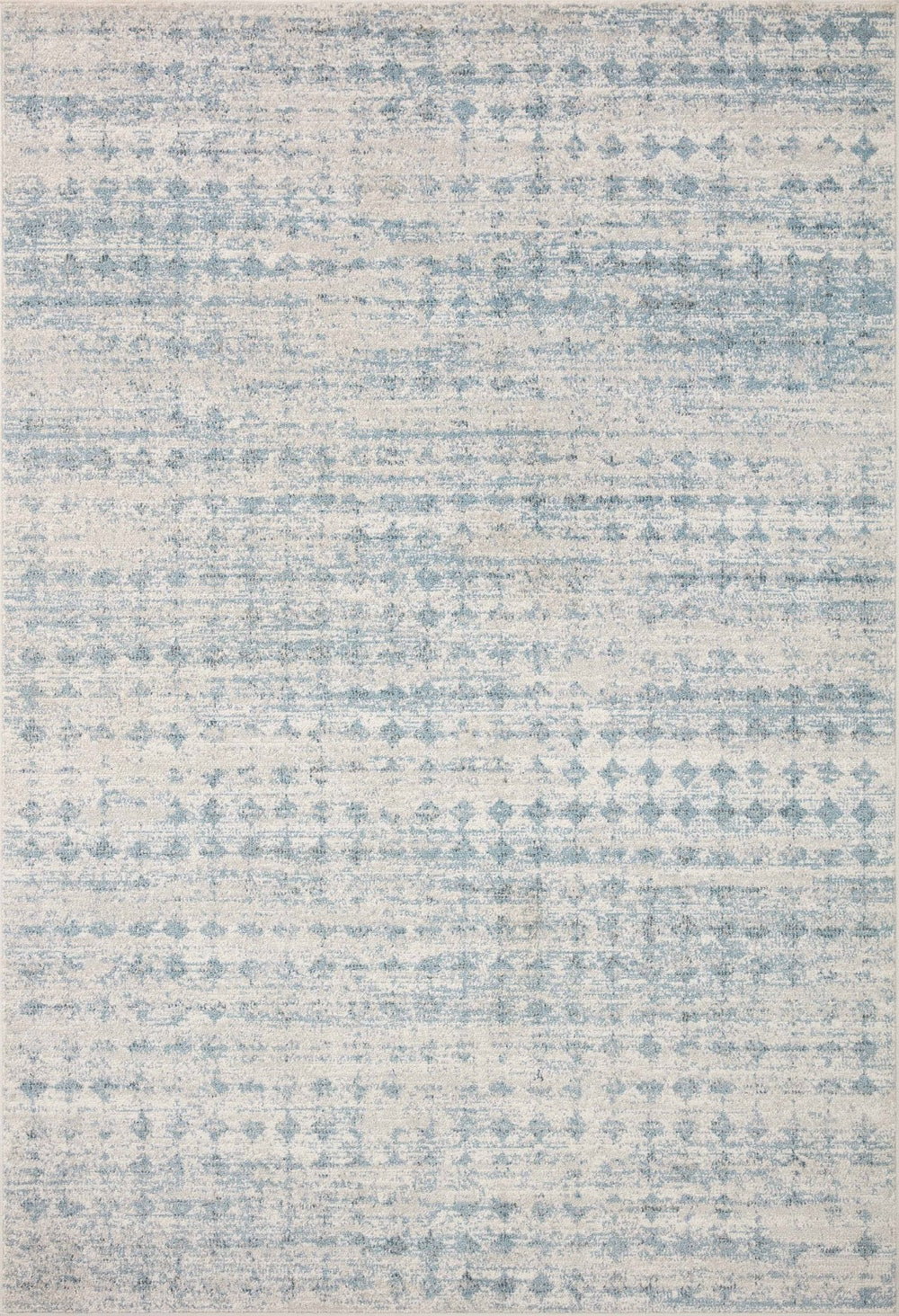Loloi Rugs Loloi II Kamala KAM-04 100% Polyester Pile Power Loomed Transitional Area Rug Sky / Dove 200 KAMAKAM-04SCDVB2F7