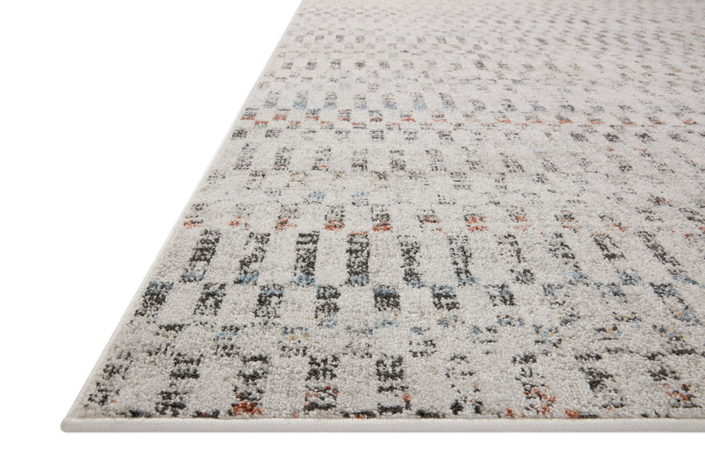 Loloi Rugs Loloi II Kamala KAM-05 100% Polyester Pile Power Loomed Transitional Area Rug Grey / Multi 200 KAMAKAM-05GYMLB2F7