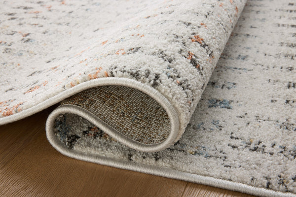 Loloi Rugs Loloi II Kamala KAM-05 100% Polyester Pile Power Loomed Transitional Area Rug Grey / Multi 200 KAMAKAM-05GYMLB2F7