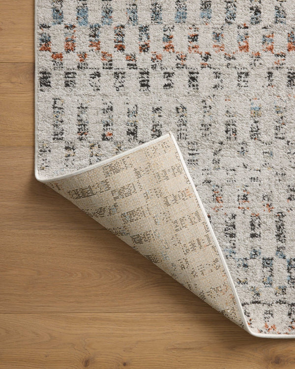 Loloi Rugs Loloi II Kamala KAM-05 100% Polyester Pile Power Loomed Transitional Area Rug Grey / Multi 200 KAMAKAM-05GYMLB2F7