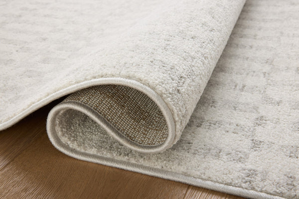 Loloi Rugs Loloi II Kamala KAM-05 100% Polyester Pile Power Loomed Transitional Area Rug Ivory / Grey 200 KAMAKAM-05IVGYB2F7