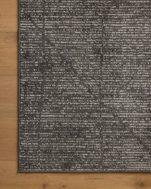 Loloi Rugs Loloi II Kamala KAM-06 100% Polyester Pile Power Loomed Transitional Area Rug Charcoal / Ivory 200 KAMAKAM-06CCIVB2F7