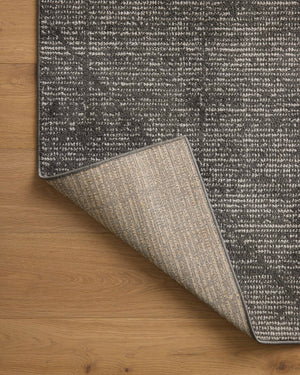 Loloi Rugs Loloi II Kamala KAM-06 100% Polyester Pile Power Loomed Transitional Area Rug Charcoal / Ivory 200 KAMAKAM-06CCIVB2F7