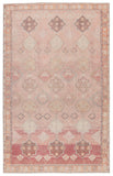 Jaipur Living Kairos Collection KAR02 Bijou 100% Polyester Machine Made Updated Traditional Medallion Rug RUG150425