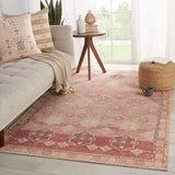 Jaipur Living Kairos Collection KAR02 Bijou 100% Polyester Machine Made Updated Traditional Medallion Rug RUG150425