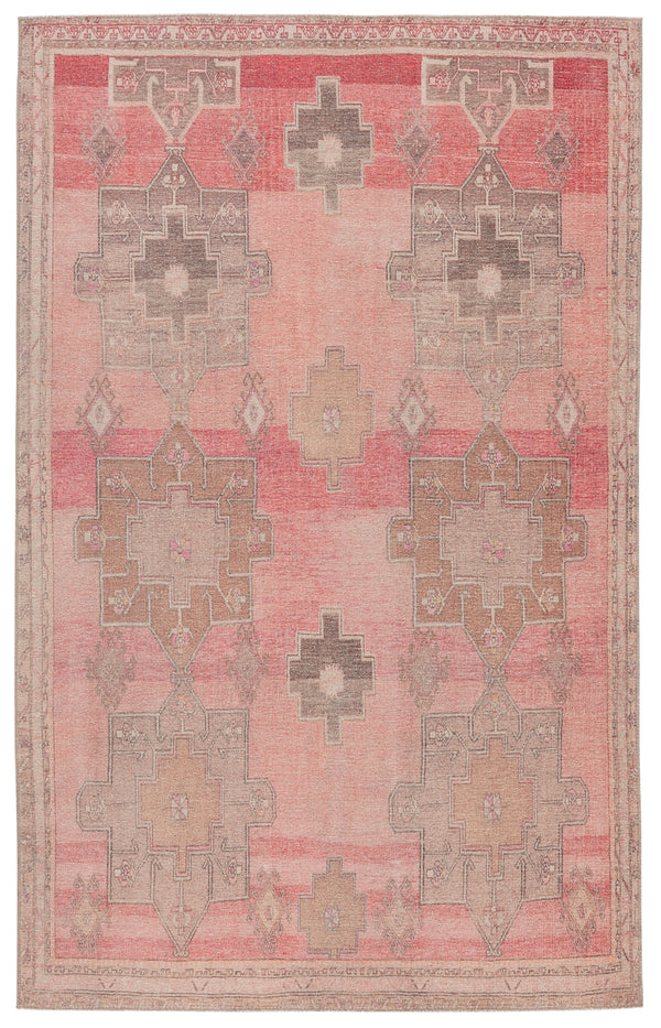 Jaipur Living Kairos Collection KAR05 Faron 100% Polyester Machine Made Updated Traditional Medallion Rug RUG150428