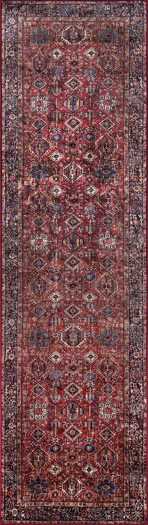 Momeni Karachi KAR-2 Machine Made Traditional Oriental Indoor Area Rug Rust 8' x 10' KARACKAR-2RST80A0