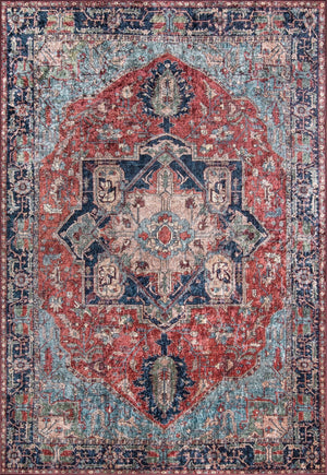 Momeni Karachi KAR-3 Machine Made Traditional Oriental Indoor Area Rug Multi 8' x 10' KARACKAR-3MTI80A0