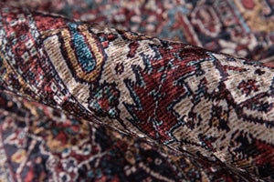 Momeni Karachi KAR-4 Machine Made Traditional Oriental Indoor Area Rug Burgundy 8' x 10' KARACKAR-4BUR80A0