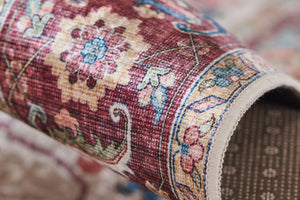 Momeni Karachi KAR-9 Machine Made Traditional Oriental Indoor Area Rug Ivory 8' x 10' KARACKAR-9IVY80A0