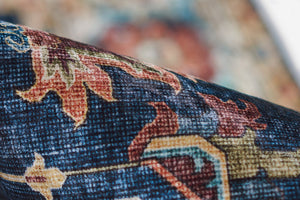 Momeni Karachi KAR-9 Machine Made Traditional Oriental Indoor Area Rug Navy 8' x 10' KARACKAR-9NVY80A0