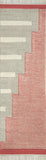 Momeni Novogratz Karl KRL-1 Hand Woven Contemporary Geometric Indoor Area Rug Pink 9' x 12' KARL0KRL-1PNK90C0