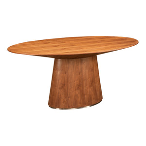 Moe's Home Otago Oval Dining Table Walnut