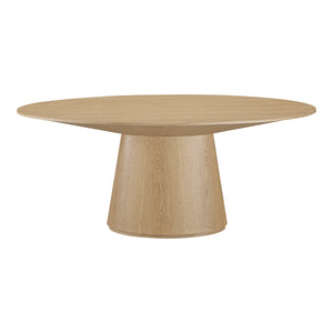 Moe's Home Otago Oval Dining Table Oak KC-1007-24